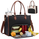 LOVEVOOK lunch tote with insulated compartment keeps meals fresh on the go.