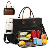 LOVEVOOK insulated lunch bag top view shows ample capacity and organization.