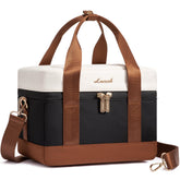 LOVEVOOK insulated lunch box front view, sleek professional design for daily meals.