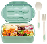 LOVINA bento box lunch container in green for portable meals on busy days