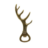 LSJ ORIGINAL deer antler bottle opener bronze finish ideal for home bar entertaining