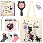 LSYDCARM cat lover mug with straw for daily coffee moments