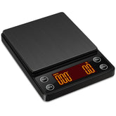 LUCKCENLY Espresso Scale with Timer on the counter for precise pours.