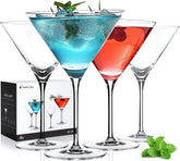 Luna & Manta martini glasses set of 4 for elegant entertaining and refined cocktails.