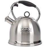 LUXGRACE tea kettle body on stove showing durable stainless steel design and finish