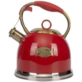 LuxGrace Tea Kettle on stove emitting a clear whistle for fast boiling