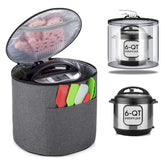 Luxja dust cover for 6qt Instant Pot with enclosed bottom protects against dust