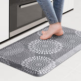 LuxStep kitchen mat top view on waterproof surface for easy cleanup