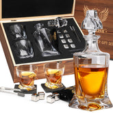 Luxulish whiskey decanter with twisted design for an elegant pour and display