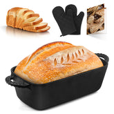 Lvmol loaf pan shows even heat distribution for bakery-quality crust