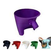 LWOGD flour funnel for KitchenAid 4.5-qt pours ingredients cleanly into the bowl