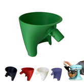 LWOGD flour funnel fits KitchenAid tilt-head bowls for precise, spill-free pouring.