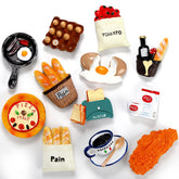 Lyellfe 12-pack fridge magnets with cute 3D foods brighten your fridge decor