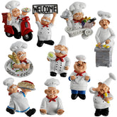 Lyellfe chef fridge magnet 1 holds reminders with cheerful Italian flair.