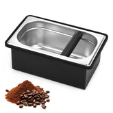 LYHLYA espresso knock box in stainless steel with sturdy construction for daily use
