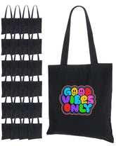 Lzerking 24-pack tote front view, durable 10oz canvas ideal for daily errands and DIY projects.