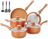 M Melenta 11pc copper nonstick set for easy cooking and quick cleanup