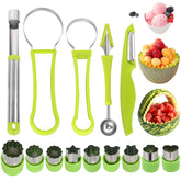 Machomby melon baller set contents shown for quick fruit prep.