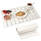MacraBoho diatomaceous earth drying mat absorbs moisture quickly to keep counters dry.