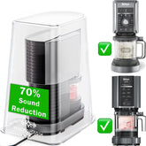 MACROMAGIX oversized cover on Ninja Creami under-cabinet for quiet operation