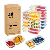 MACTANO 9 oz snack containers with lids for spill-free snacks on the go.