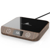 MADCKDEDRT Coffee Mug Warmer front view shows sleek desk-friendly design for steady warmth while working