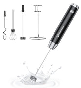 Maestri House LunaFro AS USB C rechargeable frother for on the go foaming.
