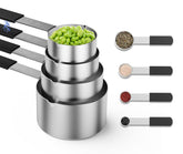 Mage Crab magnetic stackable cups for compact storage.