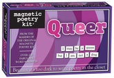Magnetic Poetry Queer Kit fridge tiles for creative fridge poetry and Pride messages.