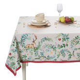Maison d' Hermine Holly Time tablecloth in cotton for elegant everyday dining.