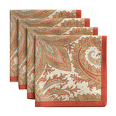 Maison d'Hermine Kashmir Paisley napkin set adds festive flair for holiday tables
