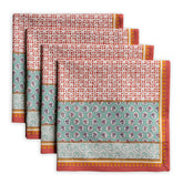 Maison d'Hermine napkins flatlay showing 20x20 inch cotton elegance for chic everyday dining