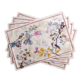 Maison d' Hermine Equinoxe Beige placemats with watercolor design for festive dining.
