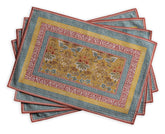 Maison d'Hermine placemats set4 watercolor pattern for elegant dining ambiance.