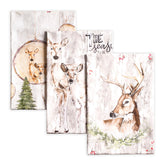 Maison d'Hermine watercolor-design towel with Europe-inspired artwork for stylish kitchen decor.