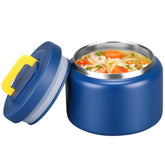 MAISON HUIS 8oz soup thermo with wide mouth in blue keeps meals hot or cold on the go