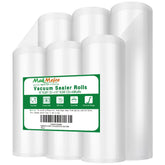 MakMeFre vacuum bag roll 8x20-3rolls packaged for versatile home storage and packaging