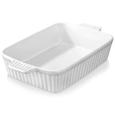 Malacasa baking dish in rectangular 9x13, ideal for lasagna and casseroles.