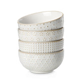 MALACASA Lydia Arctic White embossed pattern close-up highlighting grip and refined style.