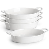 MALACASA small casserole with handles for easy oven-to-table serving