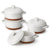 MALACASA Tara four-piece mini cocotte set for individual servings