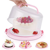 Mamajardin cake container with lid and handles for secure transport