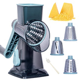Mannilayco rotary cheese grater with hand crank for effortless shredding.