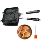 MAOPINER Taiyaki fish pan double-sided design speeds up baking