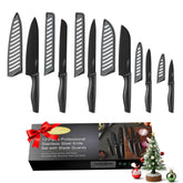Marco Almond KYA38 chef knife with sheath for safe, compact storage.