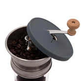 Mason Jar Lifestyle coffee-spice grinder lid on a wide-mouth jar for fresh, customizable grind.