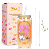 Mason Life Coquette pink glass cup with lid and straw, ideal for iced coffee
