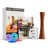 Masontops airlock tops: safe venting for small-batch fermentations