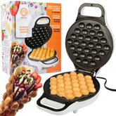 MasterChef Bubble Waffle Maker front view, compact design for quick breakfasts