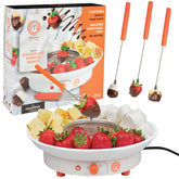 MasterChef chocolate fondue pot melting chocolate for dipping at home